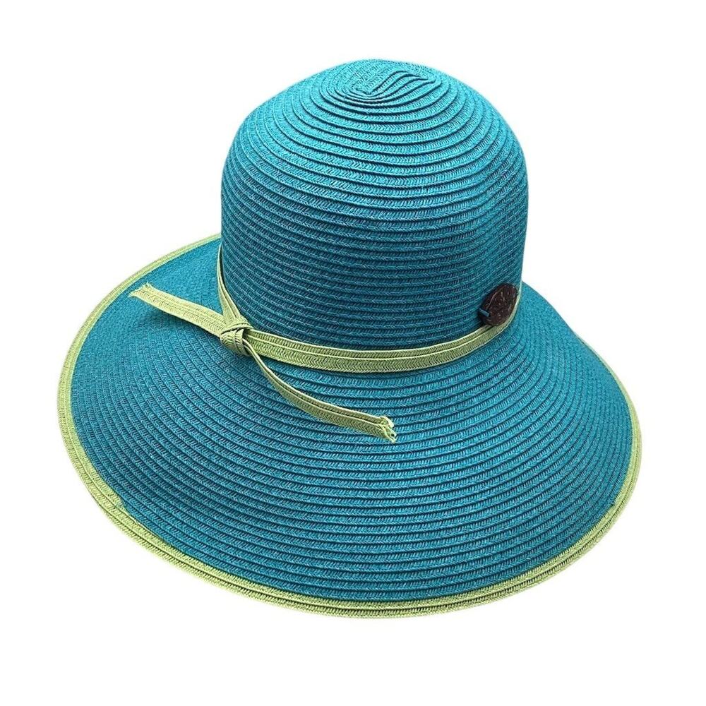 Panama Jack Women's Multicolor Ribbon Floppy Sun Hat One Size